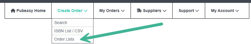 Order Lists